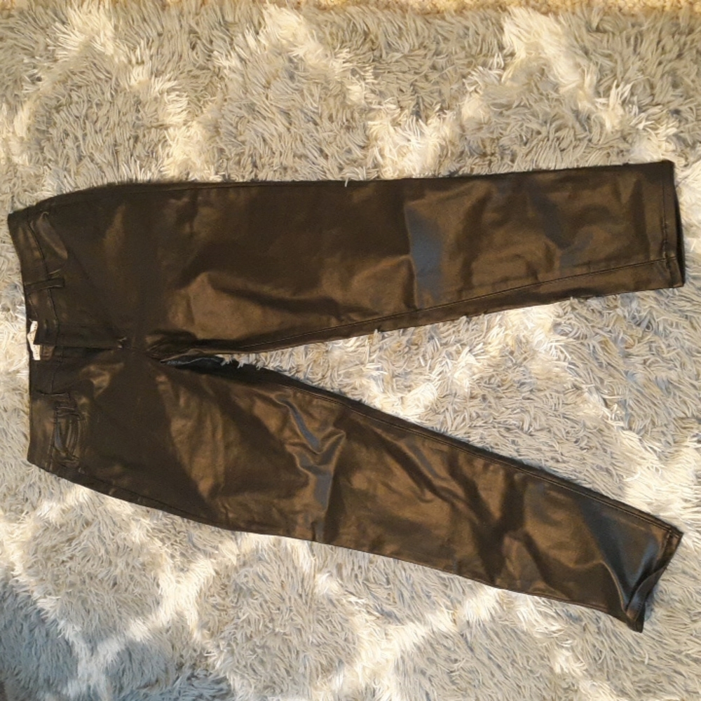 Social Standard by Sanctuary Faux Leather Ankle Skinny Women's Pants Size 10